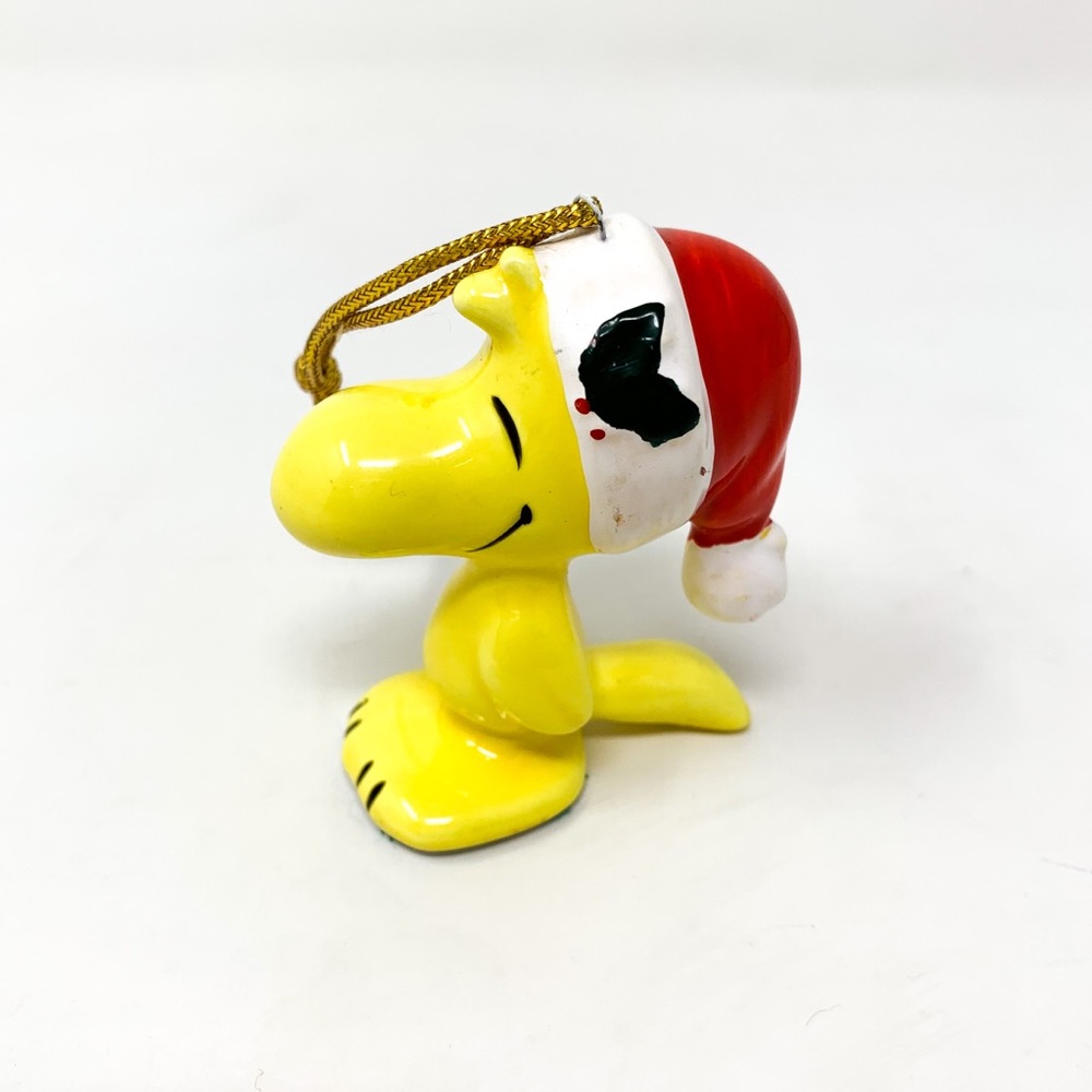 Yellow Snoopy Christmas Ornament